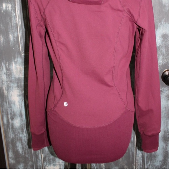 Lululemon Define On The Move Womens Red Merlot full zip hooded Jacket - Picture 8 of 13